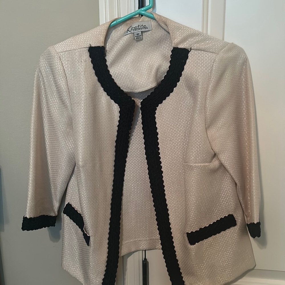 White and black Jacket